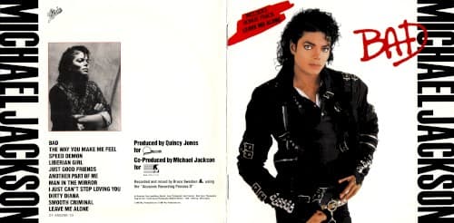 Bad by Michael Jackson album cover