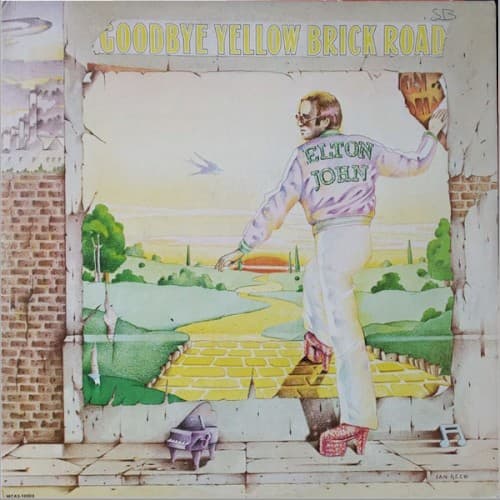 Goodbye Yellow Brick Road by Elton John album cover